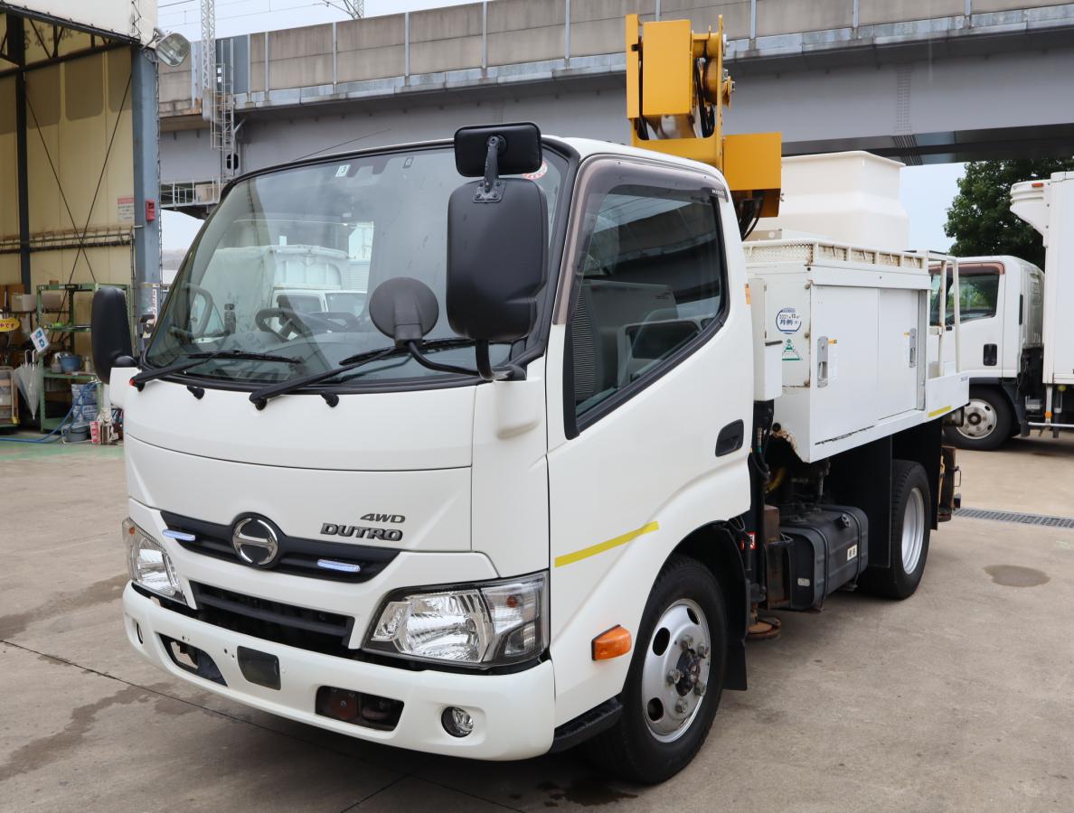 日野 デュトロ 小型 高所・建柱車 高所作業車 TKG-XZU675M