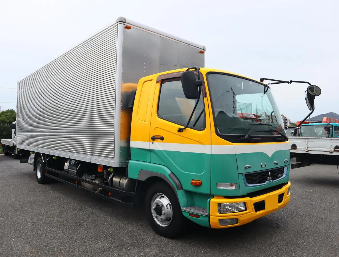 三菱 ファイター 中型/増トン アルミバン サイドドア ベッドの中古トラック画像2