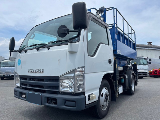 いすゞ エルフ 小型 高所・建柱車 高所作業車 BKG-NKR85AN