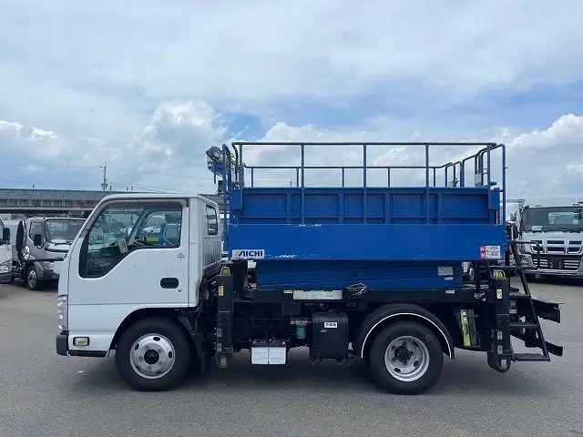適切な価格 高所・建柱車 小型 エルフ いすゞ 高所作業車 の BKG-NKR85AN 建設車両、作業車