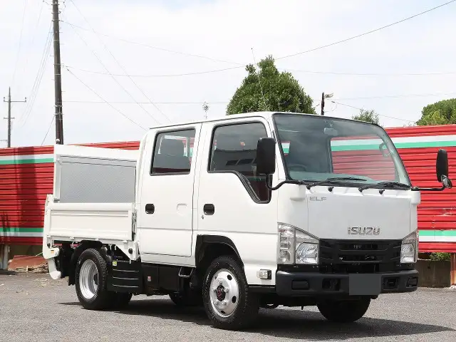 いすゞ エルフ 小型 平ボディ Wキャブ パワーゲートの中古トラック画像2