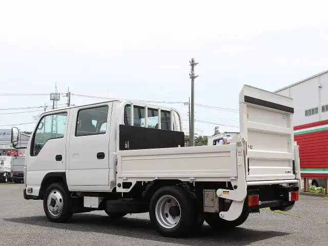 いすゞ エルフ 小型 平ボディ Wキャブ パワーゲートの中古トラック画像4