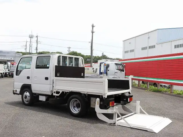 いすゞ エルフ 小型 平ボディ Wキャブ パワーゲートの中古トラック画像8