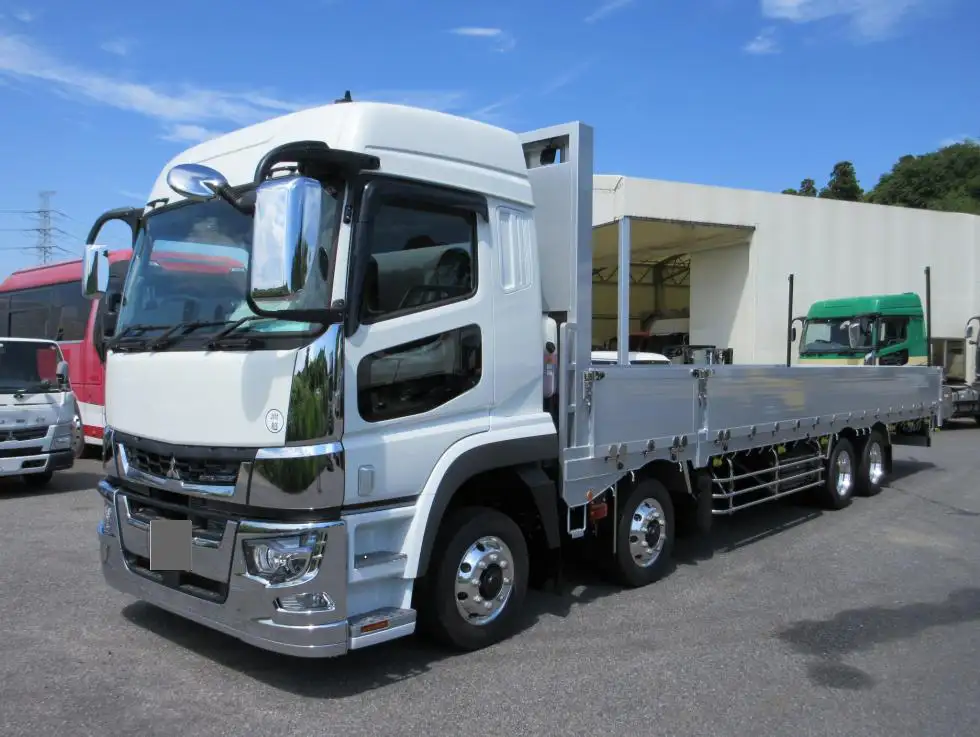 三菱 スーパーグレート 大型 平ボディ ハイルーフ アルミブロック の中古トラック【車両No.169083】