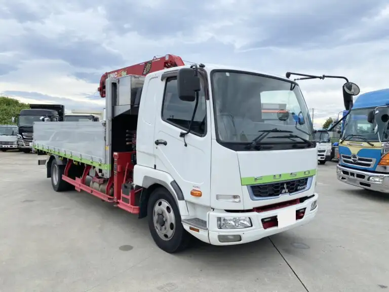 三菱 ファイター 中型/増トン クレーン付 床鉄板 アルミブロックの中古トラック画像2