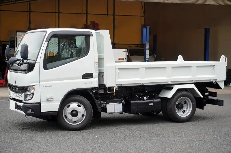 三菱 キャンター 小型 ダンプ ローダー 強化の中古トラック画像1