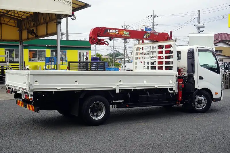 日野 デュトロ 小型 クレーン付 超ロング TKG-XZU722M の中古
