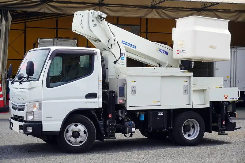 三菱 キャンター 小型 高所・建柱車 高所作業車 電工仕様 の中古トラック【車両No.169192】
