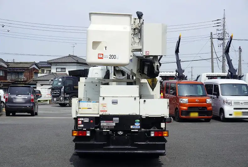 三菱 キャンター 小型 高所・建柱車 高所作業車 電工仕様の中古トラック画像3