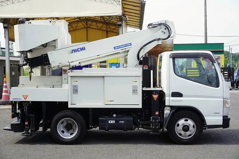 三菱 キャンター 小型 高所・建柱車 高所作業車 電工仕様の中古トラック画像2