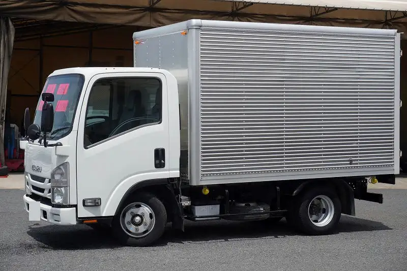 いすゞ エルフ 小型 アルミバン TPG-NLR85AN H30の中古トラック画像1