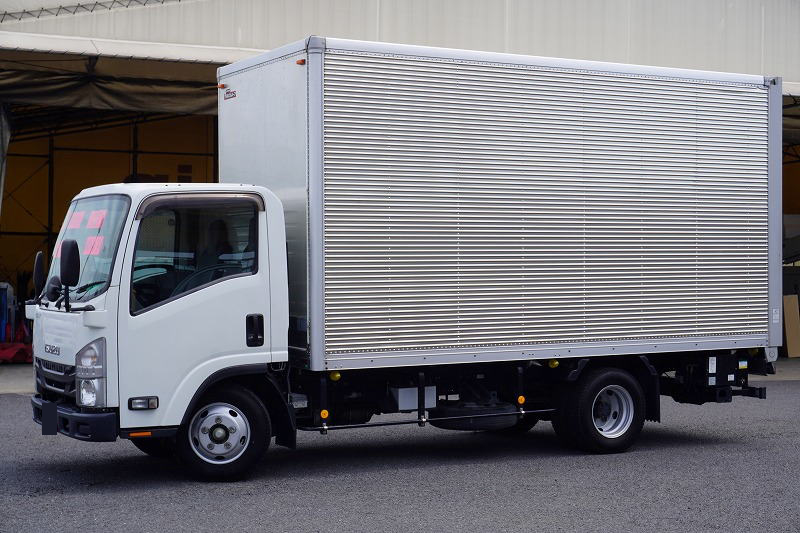 いすゞ エルフ 小型 アルミバン 標準ロング TPG-NMR85AN