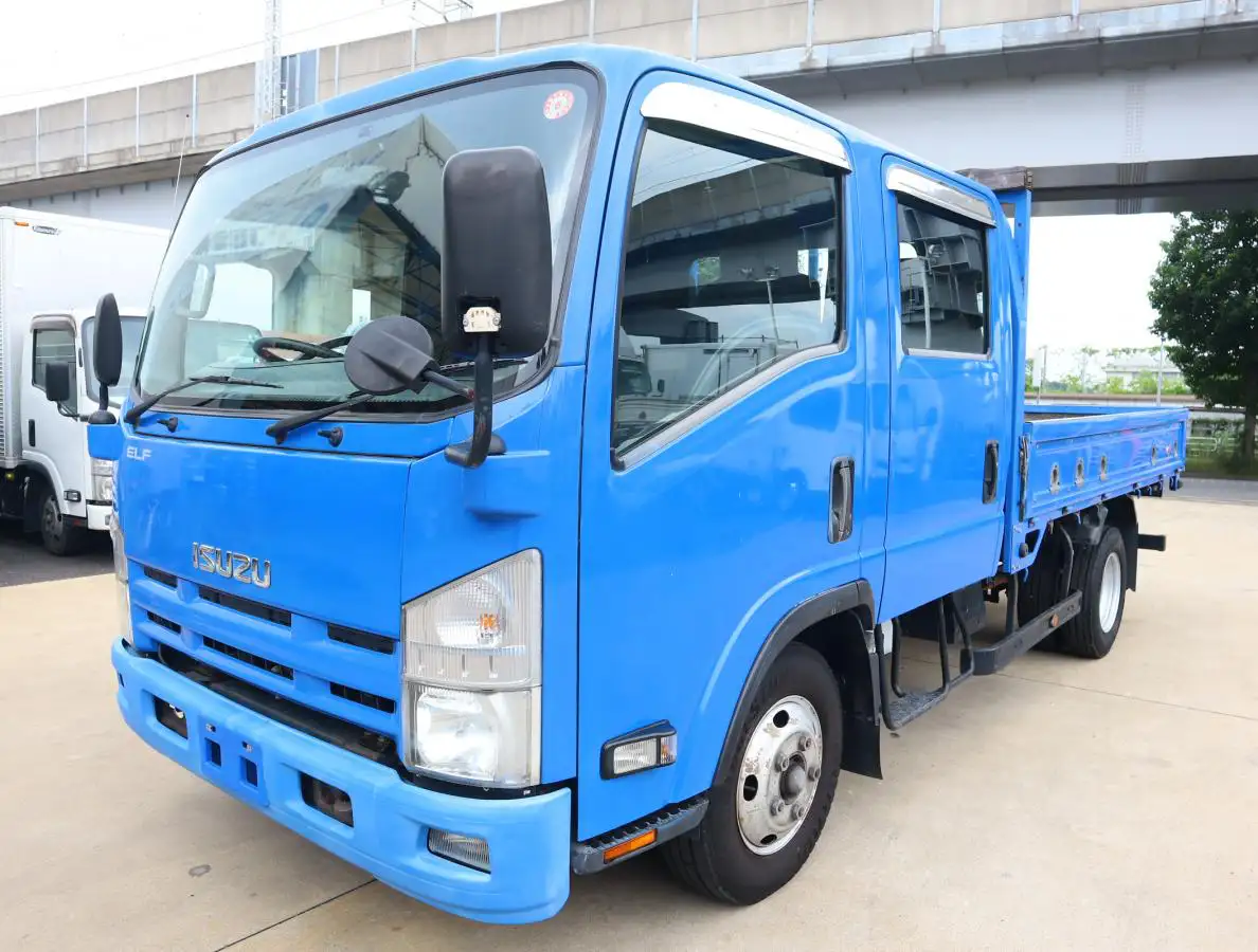 いすゞ エルフ 小型 平ボディ Wキャブ SKG-NPR85AR の中古トラック【車両No.169093】