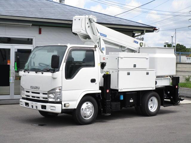 いすゞ エルフ 小型 高所・建柱車 高所作業車 TKG-NKR85N