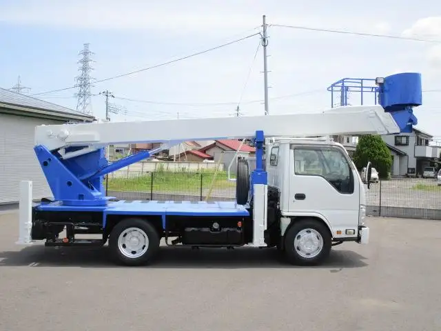 いすゞ エルフ 小型 高所・建柱車 高所作業車 SKG-NKR85YNの中古トラック画像3
