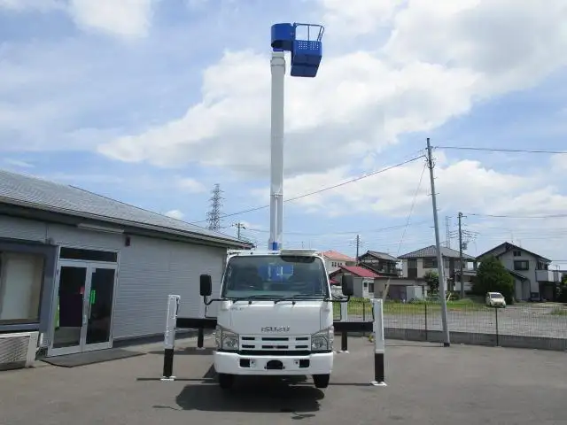 いすゞ エルフ 小型 高所・建柱車 高所作業車 SKG-NKR85YNの中古トラック画像6