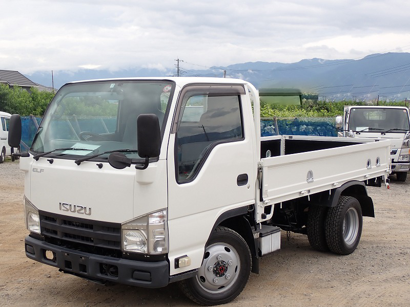 いすゞ エルフ 小型 平ボディ 10尺 TKG-NJS85A