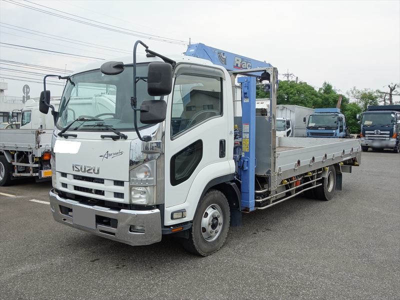 いすゞ フォワード 中型/増トン 車両重機運搬 セルフローダー PKG-FSR90S2