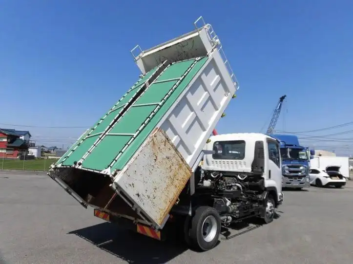 いすゞ フォワード 中型/増トン ダンプ 土砂禁 天蓋付きの中古トラック画像3