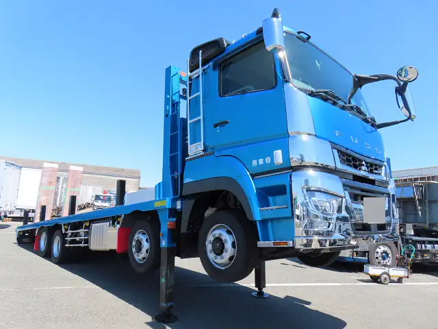 三菱 スーパーグレート 大型 車両重機運搬 ウインチ ベッドの中古トラック画像2