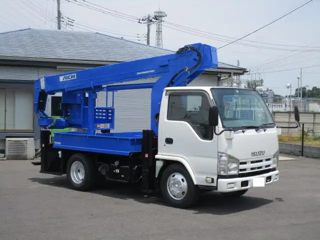 いすゞ エルフ 小型 高所・建柱車 高所作業車 TKG-NKR85Nの中古トラック画像2