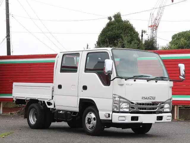 いすゞ エルフ 小型 平ボディ Wキャブ TPG-NJR85Aの中古トラック画像2