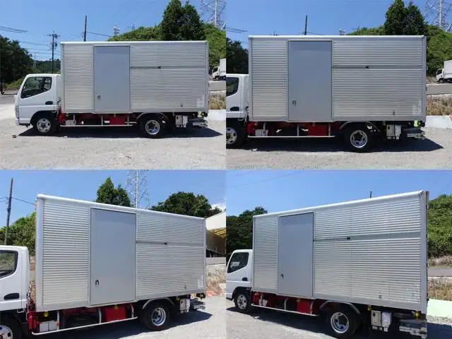 三菱 キャンター 小型 アルミバン 標準ロング TKG-FEA50 の中古