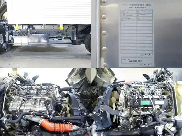 三菱 キャンター 小型 アルミバン パワーゲート 床鉄板の中古トラック画像14