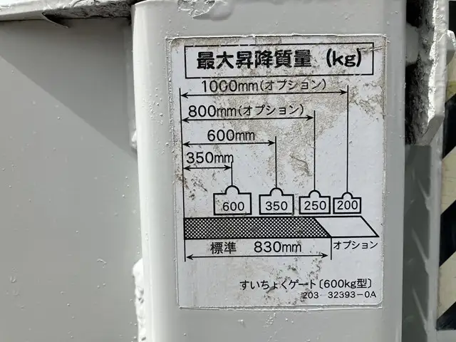 三菱 キャンター 小型 平ボディ パワーゲート 床鉄板の中古トラック画像6