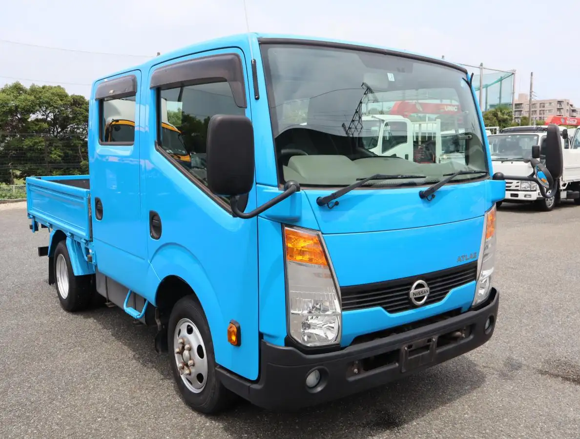 日産 アトラス 小型 平ボディ Wキャブ CBF-SQ2F24の中古トラック画像2