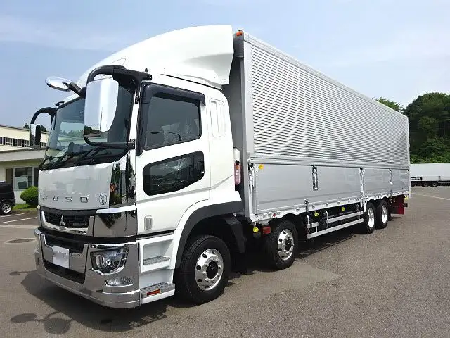 三菱 スーパーグレート 大型 ウイング エアサス ベッド の中古トラック【車両No.169540】