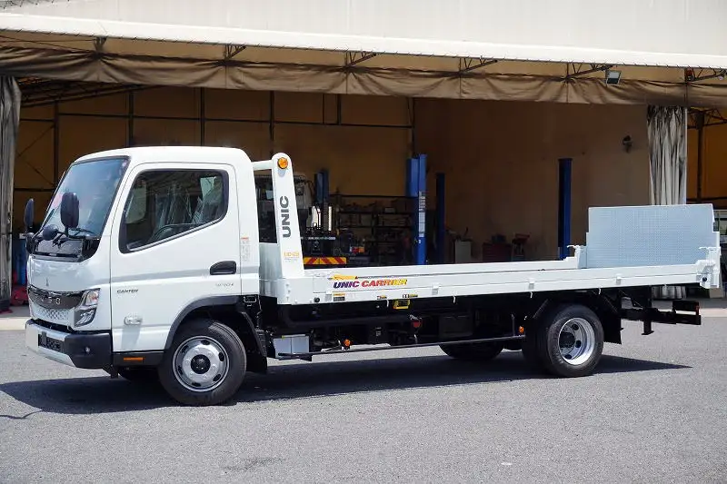 三菱 キャンター 小型 車両重機運搬 ラジコン ウインチの中古トラック画像1