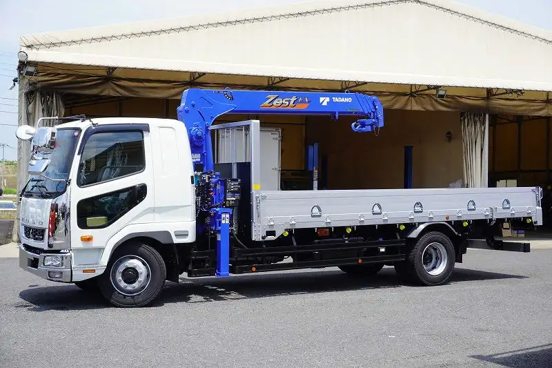 三菱 ファイター 中型/増トン クレーン付 アルミブロック 4段 の中古トラック【車両No.169635】