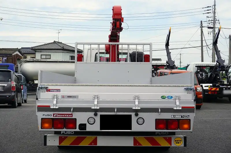 三菱 ファイター 中型/増トン 車両重機運搬 4段クレーン ラジコンの中古トラック画像3