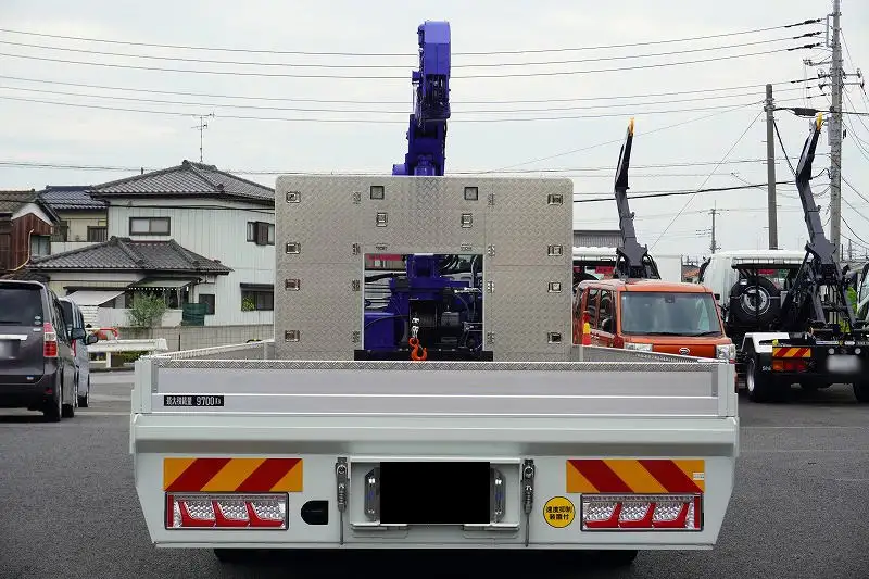 三菱 ファイター 中型/増トン 車両重機運搬 4段クレーン ラジコンの中古トラック画像2