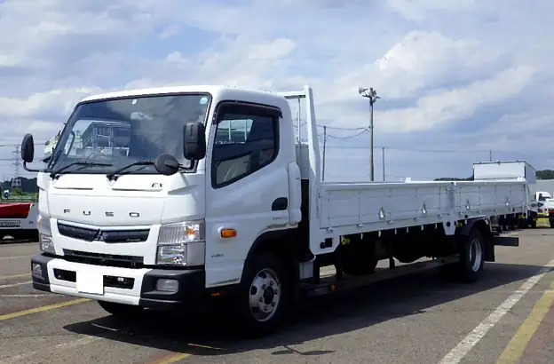 三菱 キャンター 小型 平ボディ 床鉄板 TPG-FED90の中古トラック画像1