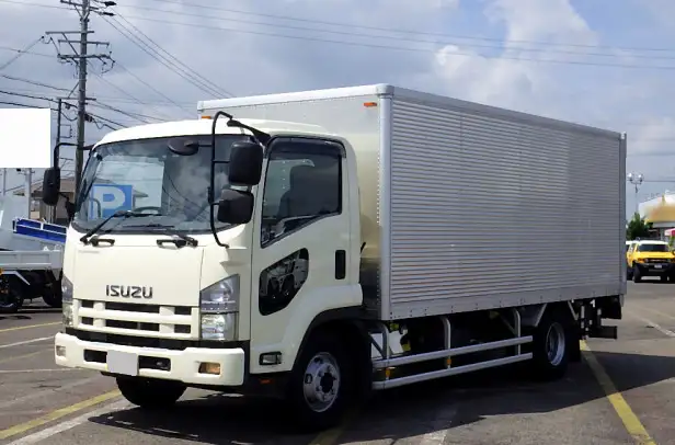 いすゞ フォワード 中型/増トン アルミバン パワーゲート PKG-FRR90S2の中古トラック画像1