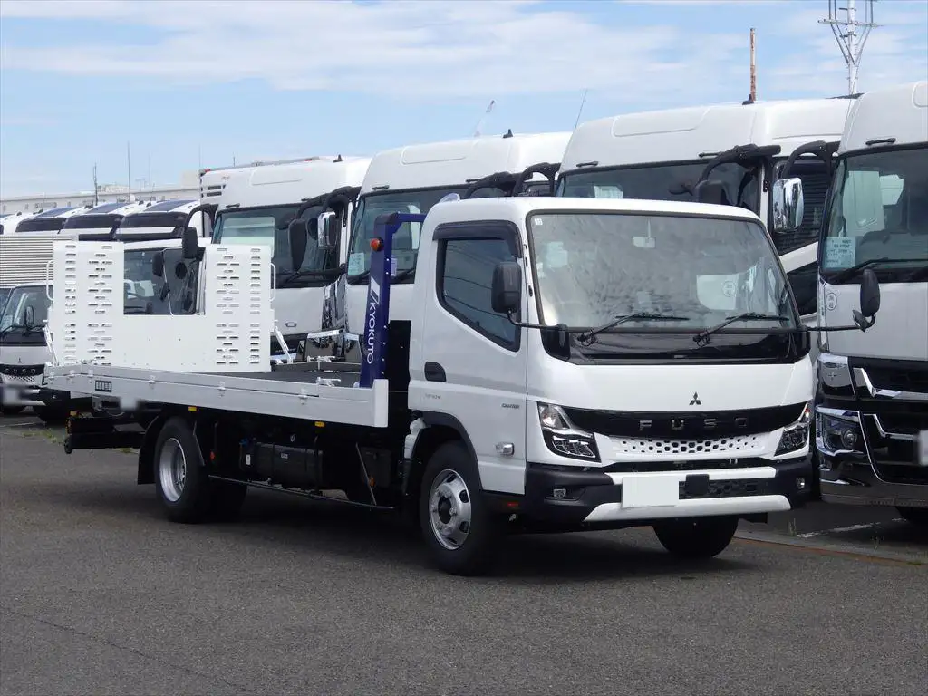 三菱 キャンター 小型 車両重機運搬 ラジコン ウインチの中古トラック画像2