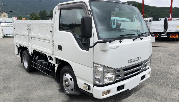 いすゞ エルフ 小型 平ボディ 10尺 TRG-NKR85A