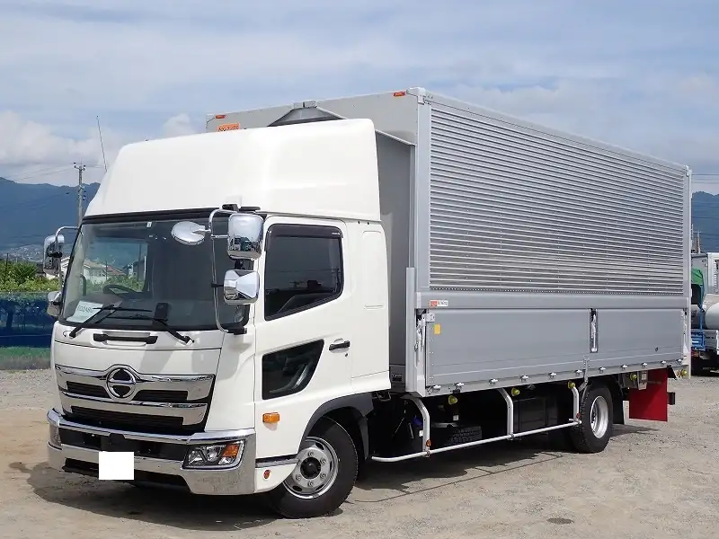 日野 レンジャー 中型/増トン ウイング エアサス ベッドの中古トラック画像1