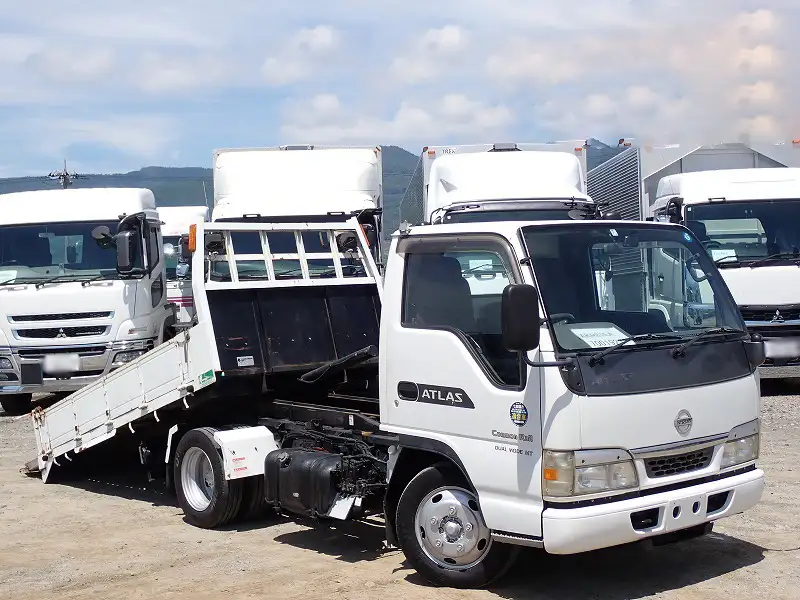 日産 アトラス 小型 車両重機運搬 ラジコン ウインチの中古トラック画像5