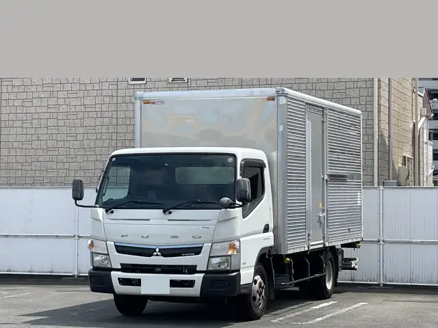 三菱 キャンター 小型 アルミバン パワーゲート サイドドアの中古トラック画像1