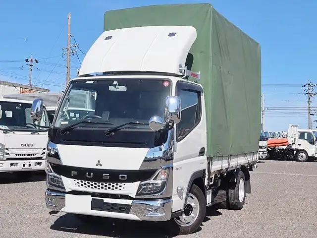 三菱 キャンター 小型 平ボディ 幌 2RG-FBA20 の中古トラック【車両No.169435】