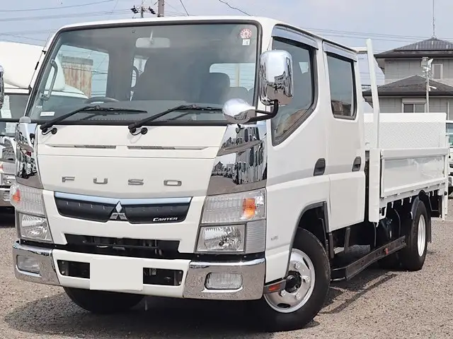 三菱 キャンター 小型 平ボディ Wキャブ パワーゲート の中古トラック【車両No.169407】