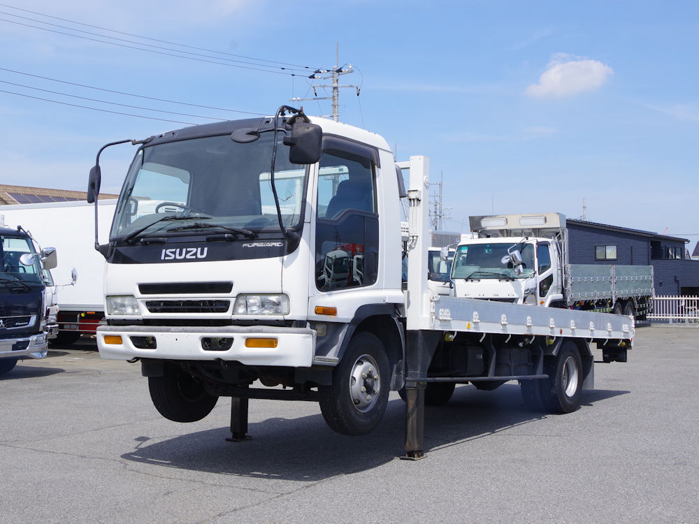 いすゞ フォワード 中型/増トン 車両重機運搬 セルフローダー KK-FRR35J4S
