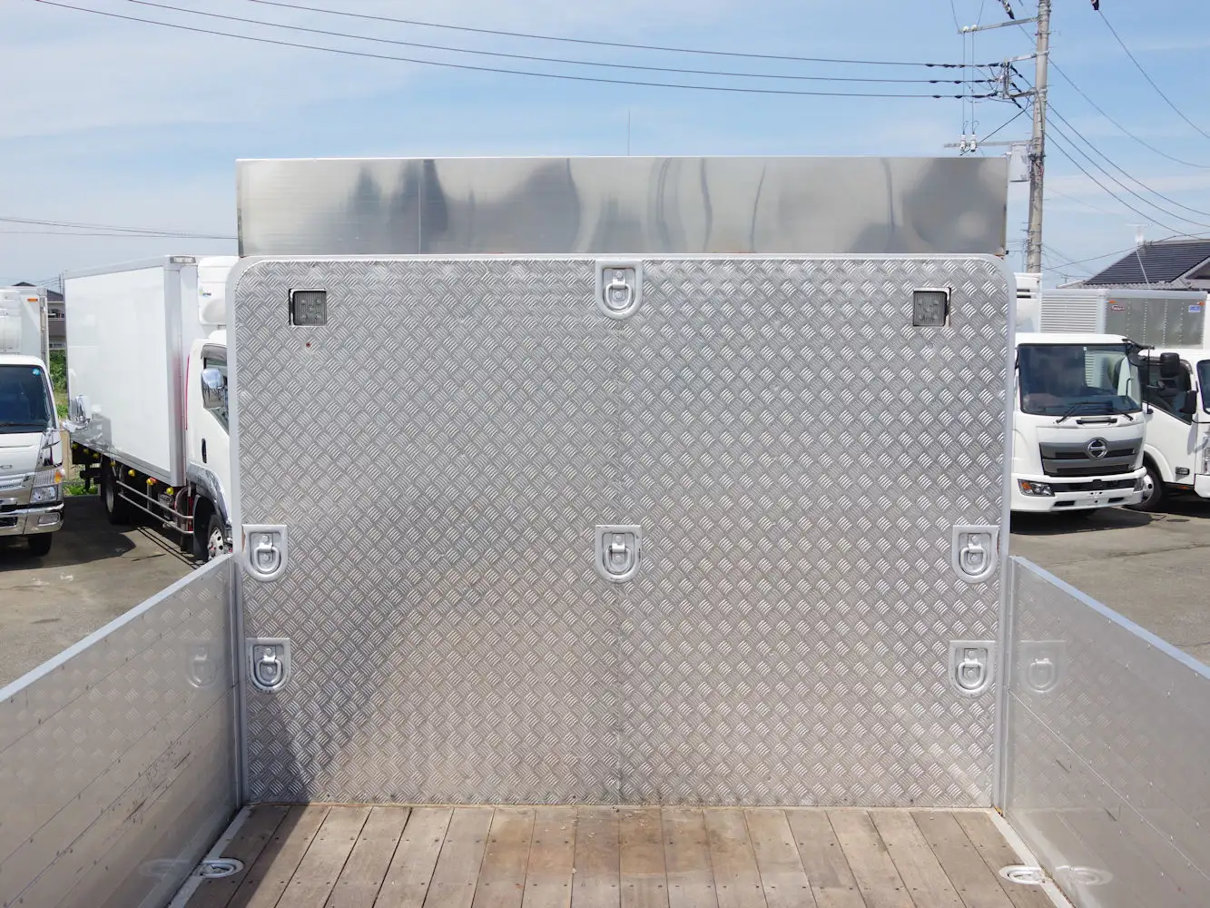 三菱 ファイター 中型/増トン 平ボディ アルミブロック QDG-FQ62Fの中古トラック画像6