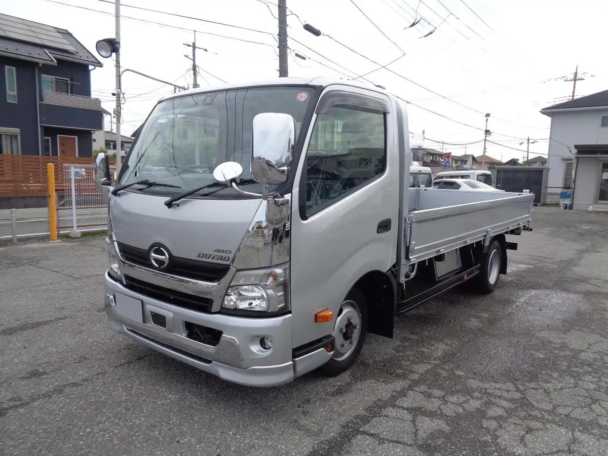 日野 デュトロ 小型 平ボディ ワイドロング TKG-XZU775M の中古