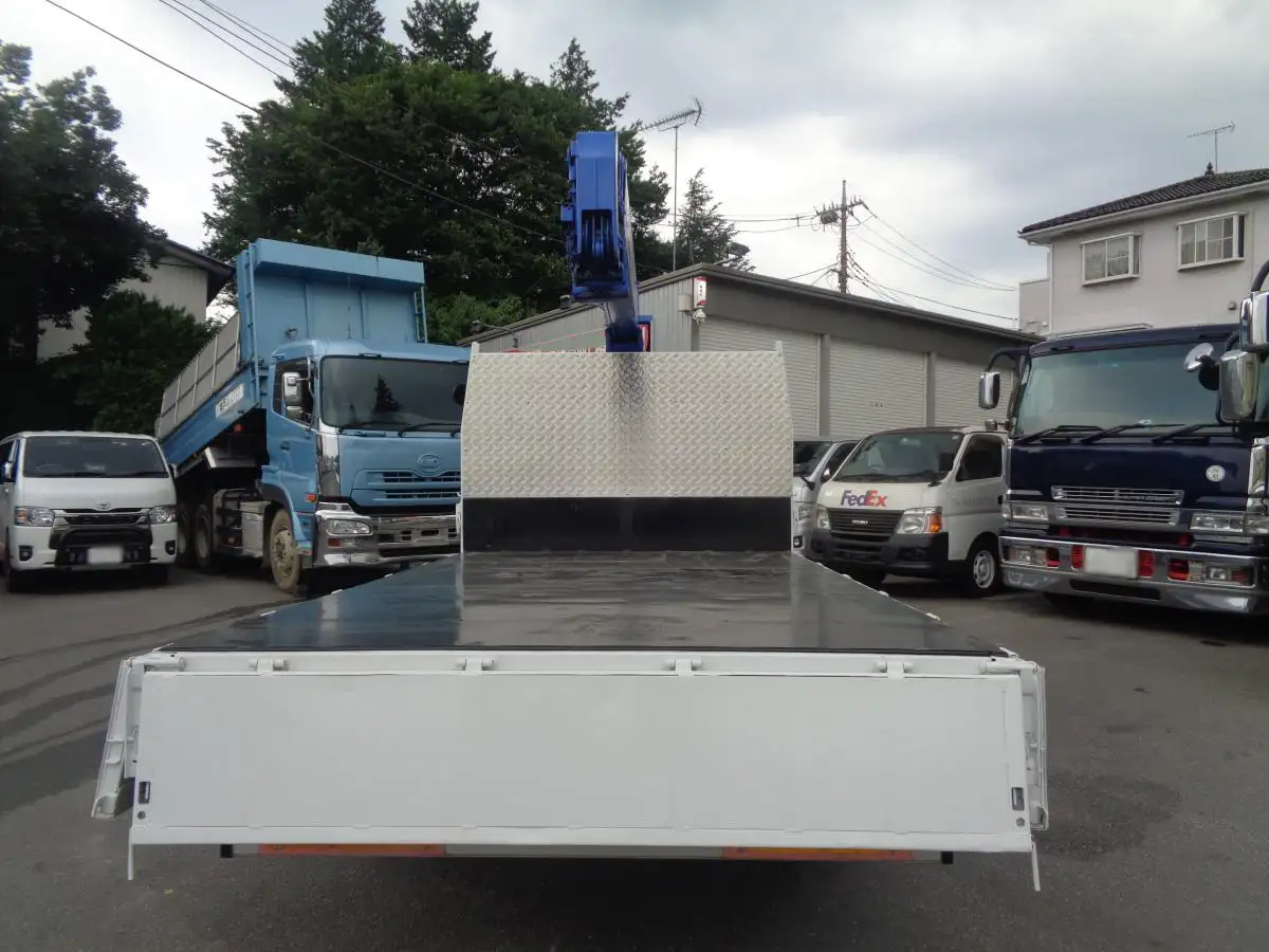 三菱 キャンター 小型 クレーン付 床鉄板 4段の中古トラック画像6