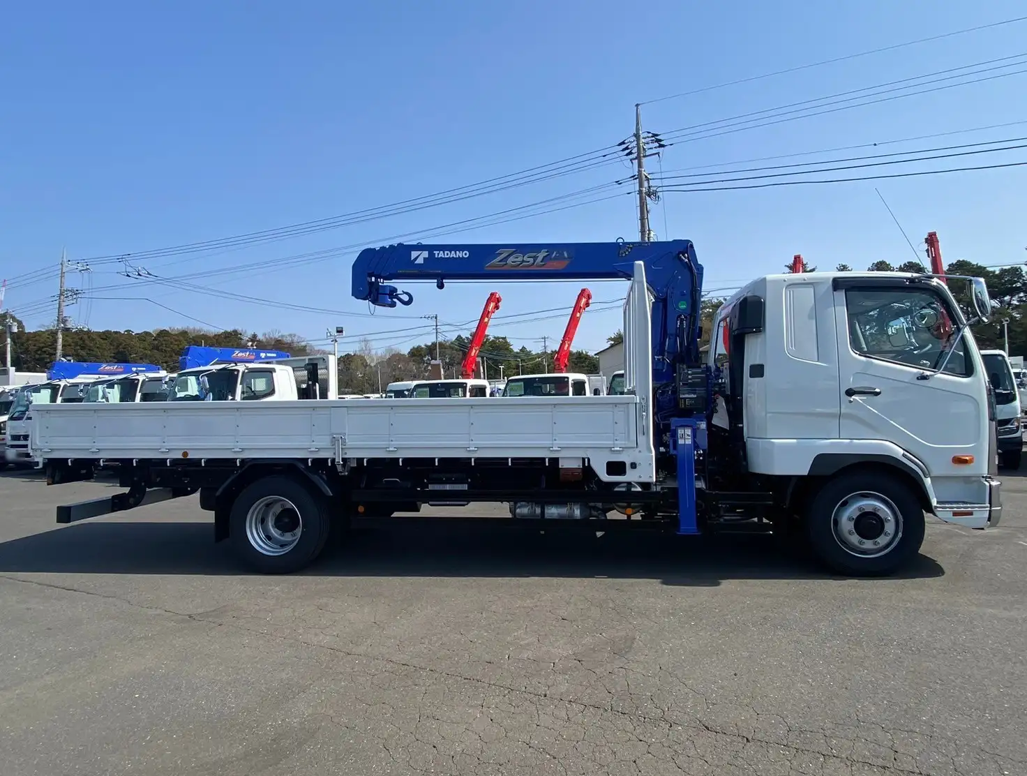 三菱 ファイター 中型/増トン クレーン付 4段 ラジコンの中古トラック画像2