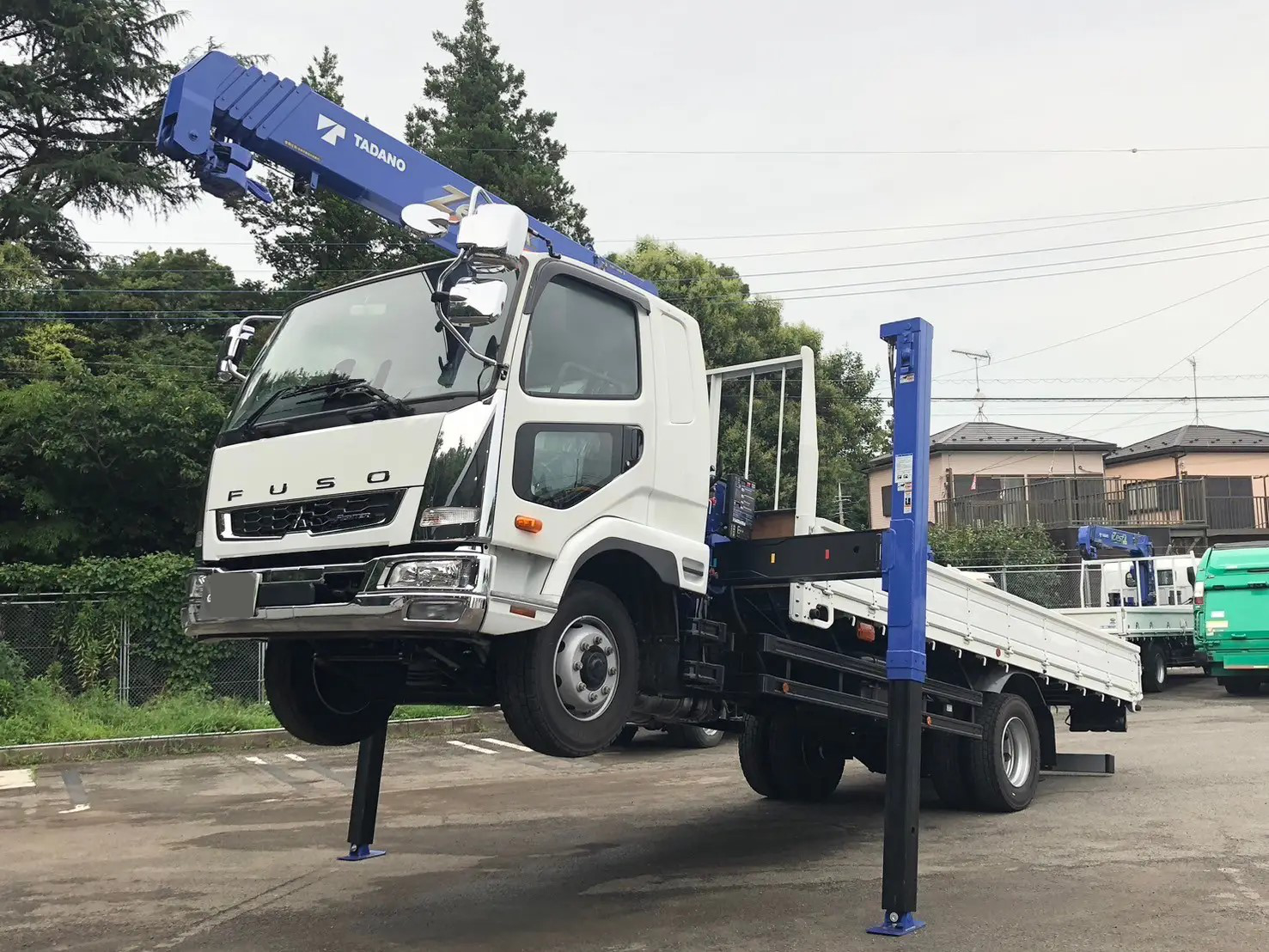 三菱 ファイター 中型/増トン 車両重機運搬 セルフローダー 2KG-FK62FZ